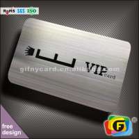 China supplier laser cut metal business card