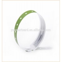 UHF HF one time used kids adult paper rfid tags wristband