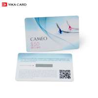 High quality custom printing plastic pvc scratch membership gift card printing