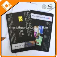 ISO7816 plastic smart card with contact chip 4442