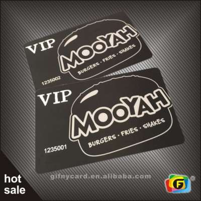 Custom design membership card pvc vip card