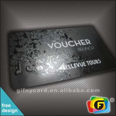 High quality plastic pvc card with uv logo